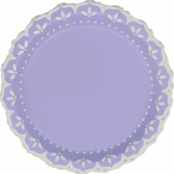 7" Purple Petal Dot Snack Plates, 8ct. by Celebrate Itâ„¢