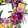 24" Purple Ranunculus & Scabiosa Wreath by Ashland®