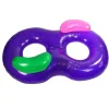 76" Purple Side by Side Inflatable Swimming Pool Lounger Raft
