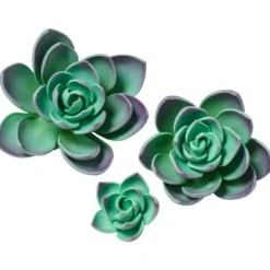 Purple Succulents Gum Paste Flowers