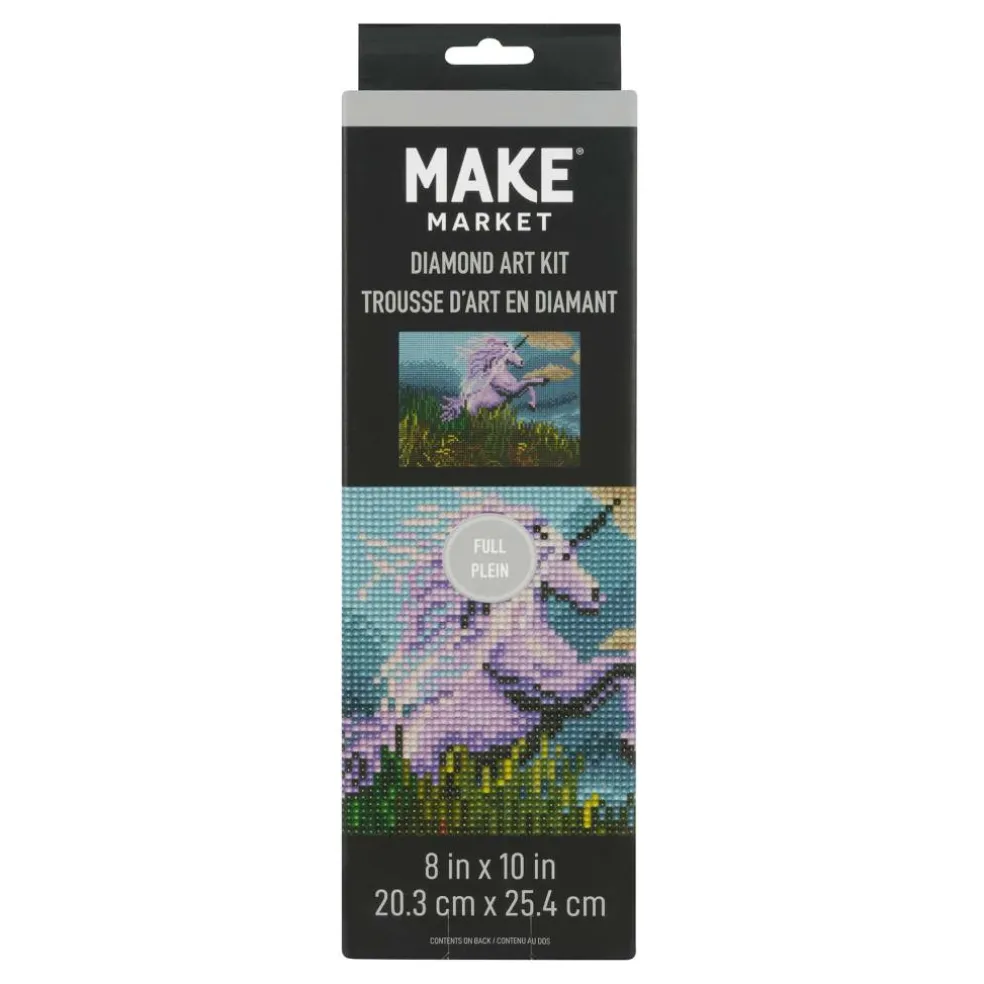 Purple Unicorn Diamond Art Kit by Make Market®