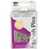 Push Pins, Clear, 100/Pack