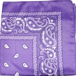 Qraftsy Paisley Polyester Bandanas - Bulk Lot - 25 Pack