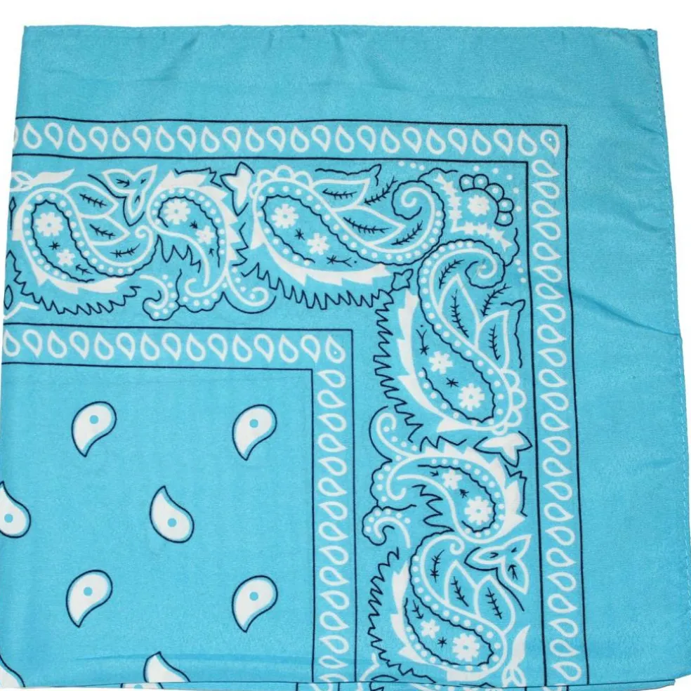 Qraftsy Paisley Polyester Bandanas - Bulk Lot - 25 Pack