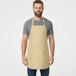 Q-Tees Full Length Apron with Pockets 7.5 oz Poly Cotton Workwear