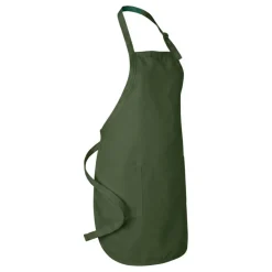 Q-Tees Full-Length Apron with Pocket, Craft Ideal for Cooking Chef Apron