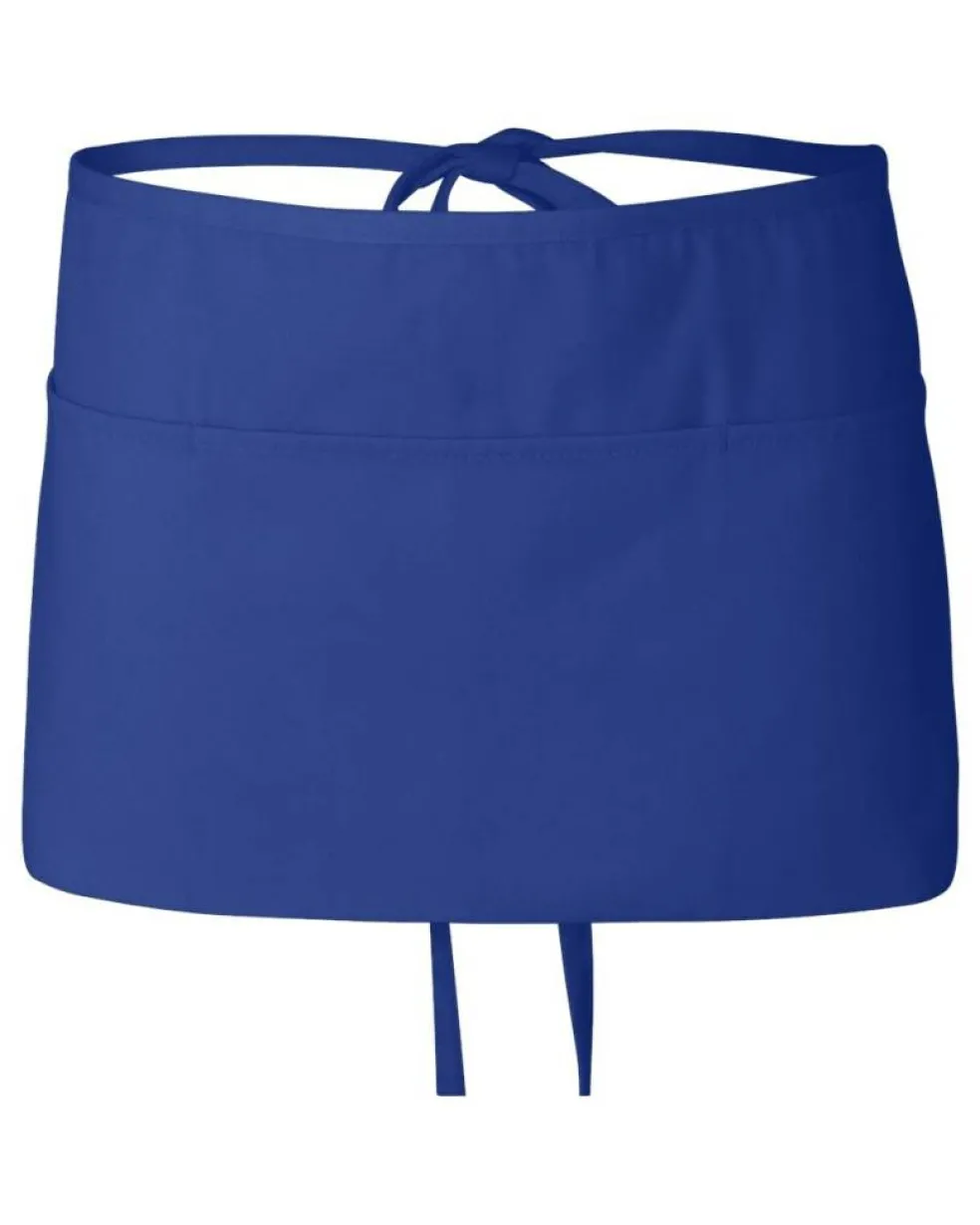 Q-Tees Waist Apron with Three front Pouch Pocket Free Shipping