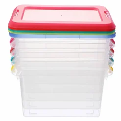 6.2qt. Storage Bins with Lids, 5ct. by Simply Tidy™
