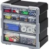 Quantum Storage Systems® Black & Gray 12-Drawer Cabinet
