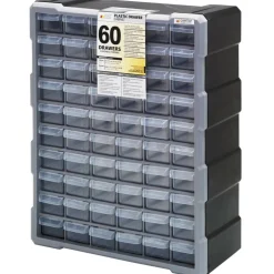 Quantum Storage Systems® Black & Gray 60-Drawer Cabinet