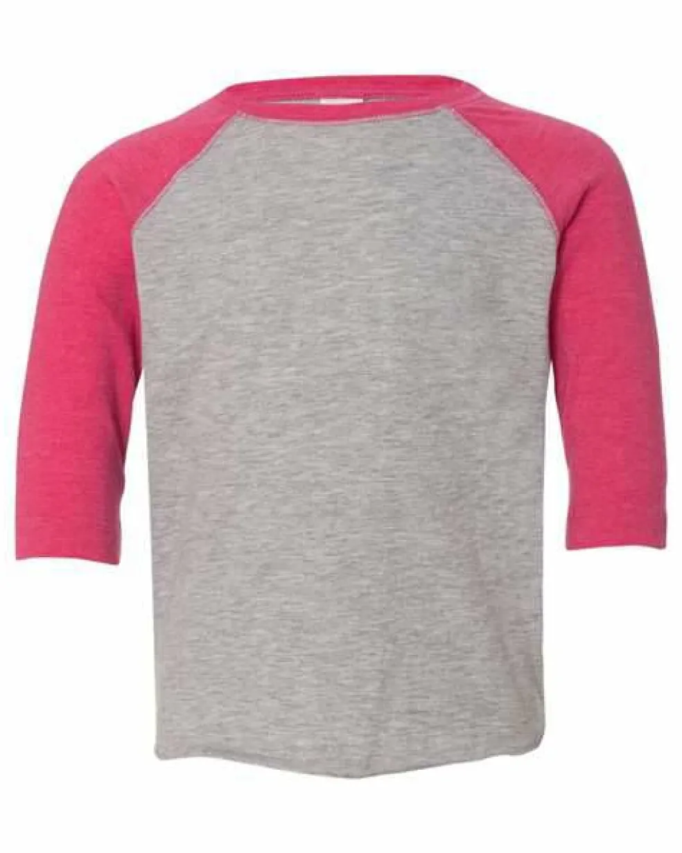 Rabbit Skins® Comfortable Toddler Baseball 3/4 Sleeve Tee - 3330