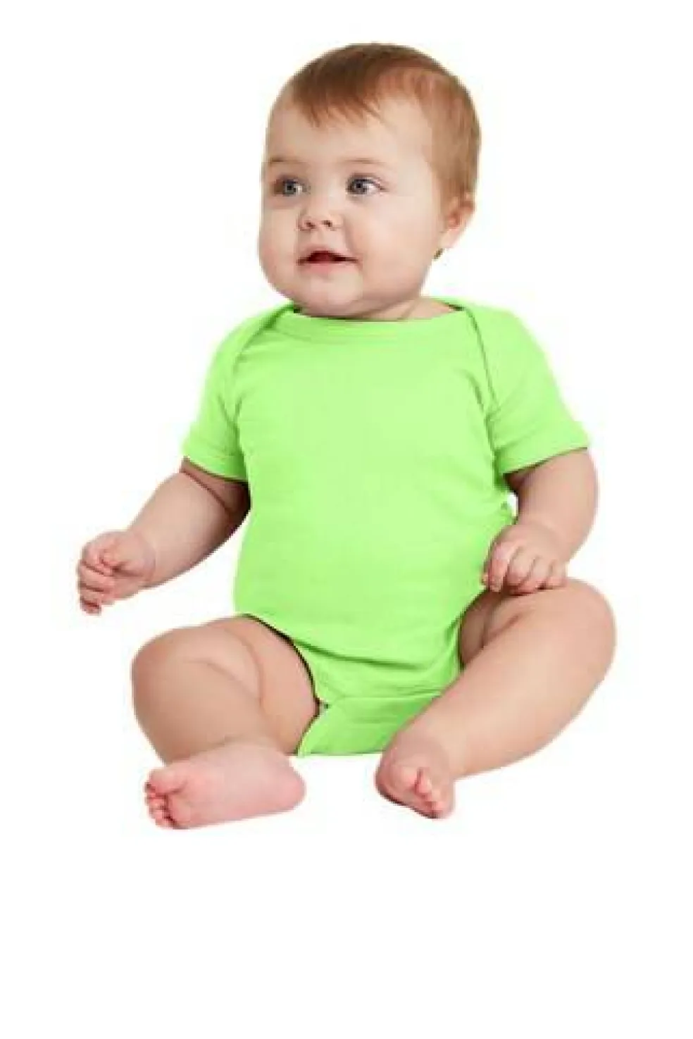 Rabbit Skins Infant Baby Rib Bodysuit Short Sleeve Free Shipping