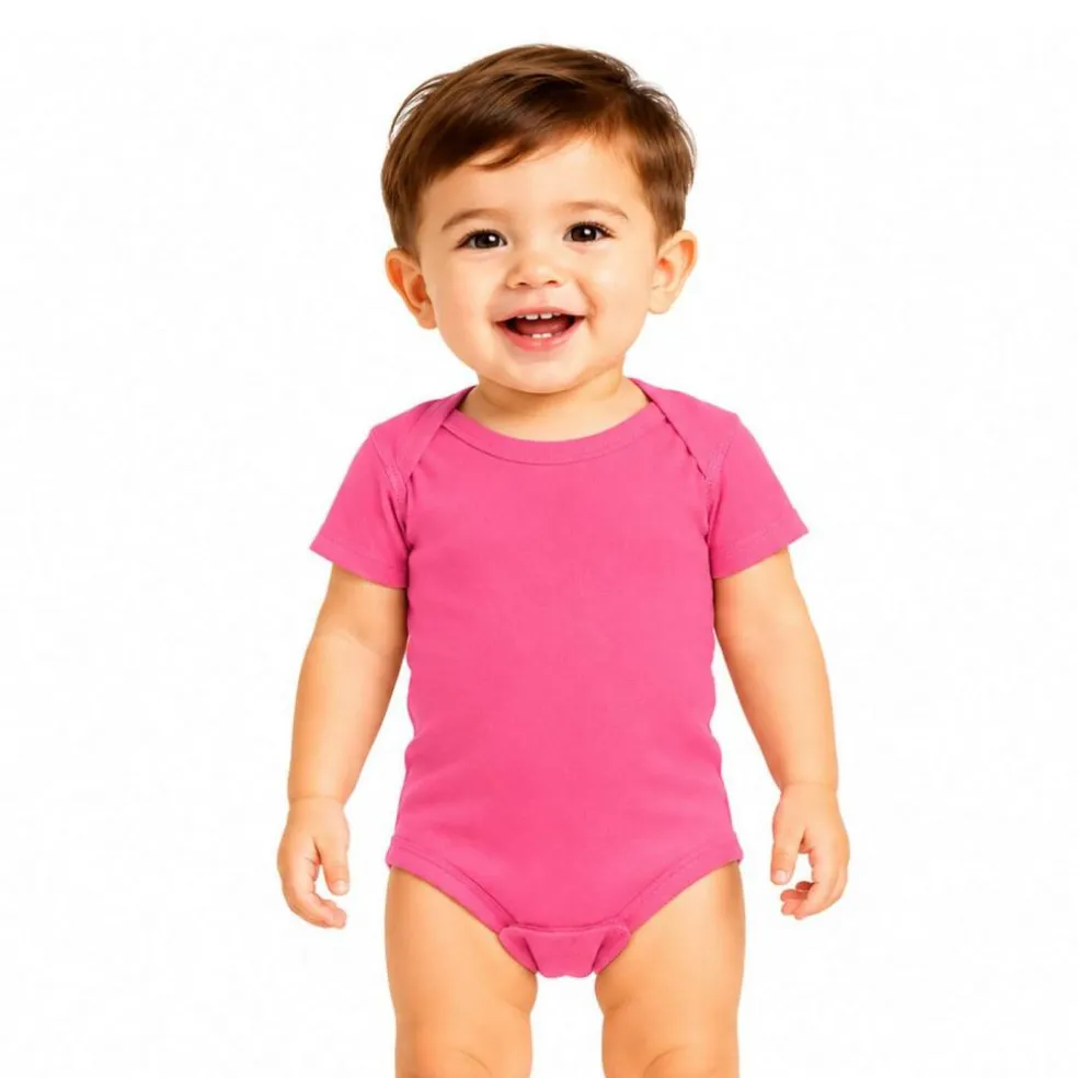 Rabbit Skins Infant Baby Rib Bodysuit Short Sleeve Free Shipping