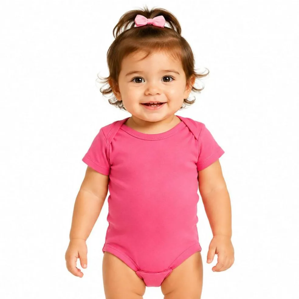 Rabbit Skins Infant Baby Rib Bodysuit Short Sleeve Free Shipping