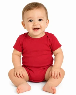 Rabbit Skins Infant Baby Rib Cotton Bodysuit Free Shipping