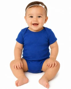 Rabbit Skins Infant Baby Rib Cotton Bodysuit Free Shipping