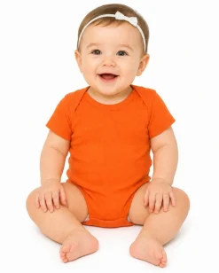 Rabbit Skins Infant Baby Rib Cotton Bodysuit Free Shipping