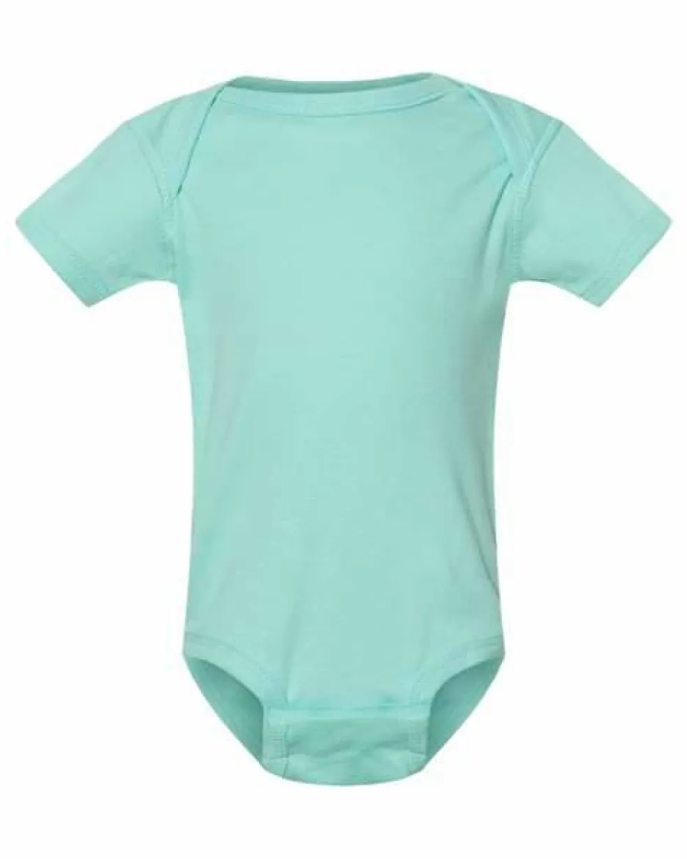 Rabbit Skins Infant Baby Rib Short Sleeve Bodysuit Free Shipping