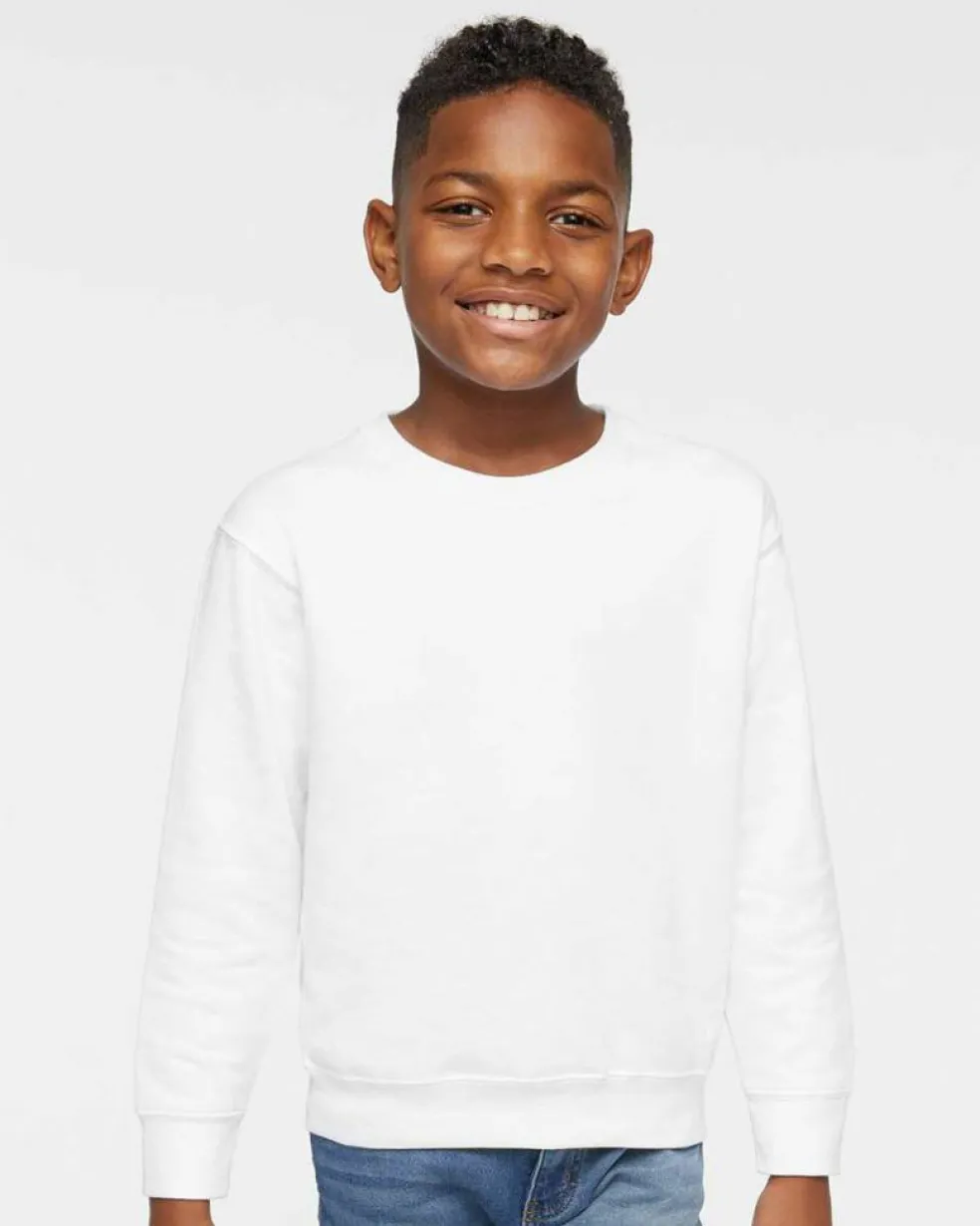 Rabbit Skins Toddler Fleece Crewneck Long Sleeve Sweatshirt