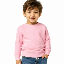 Rabbit Skins Toddler Fleece Crewneck Long Sleeve Sweatshirt