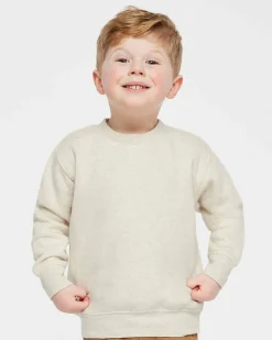 Rabbit Skins Toddler Fleece Crewneck Long Sleeve Sweatshirt