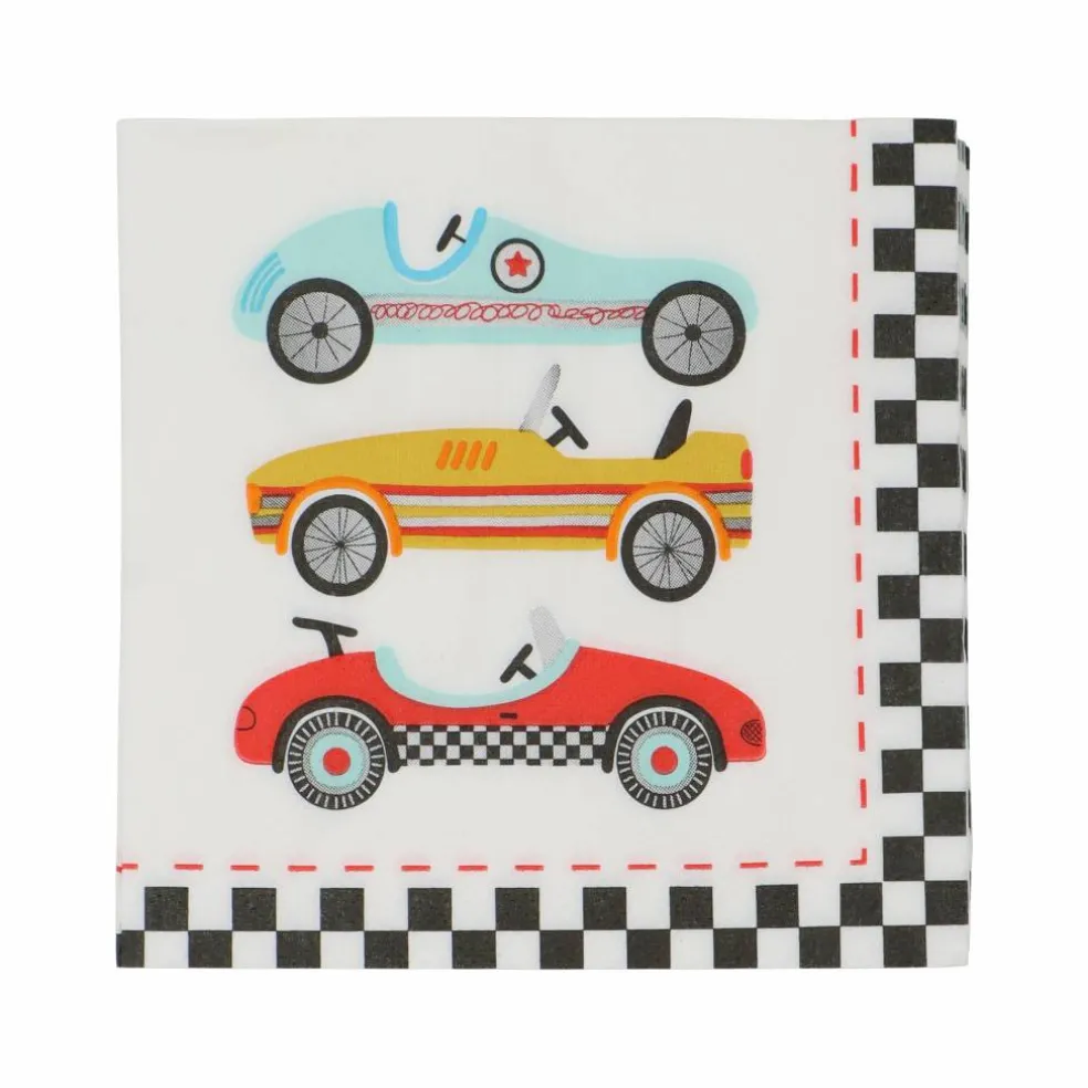 Race Cars Beverage Napkins, 20ct. by Celebrate It™