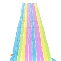 Rae Dunn 16ft. Splish Splash Rainbow Slide & Ride with Sprinkler