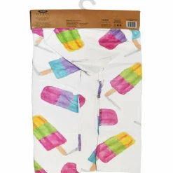 Rae Dunn Yummy Popsicle Kids Hooded Towel & Beach Ball Set