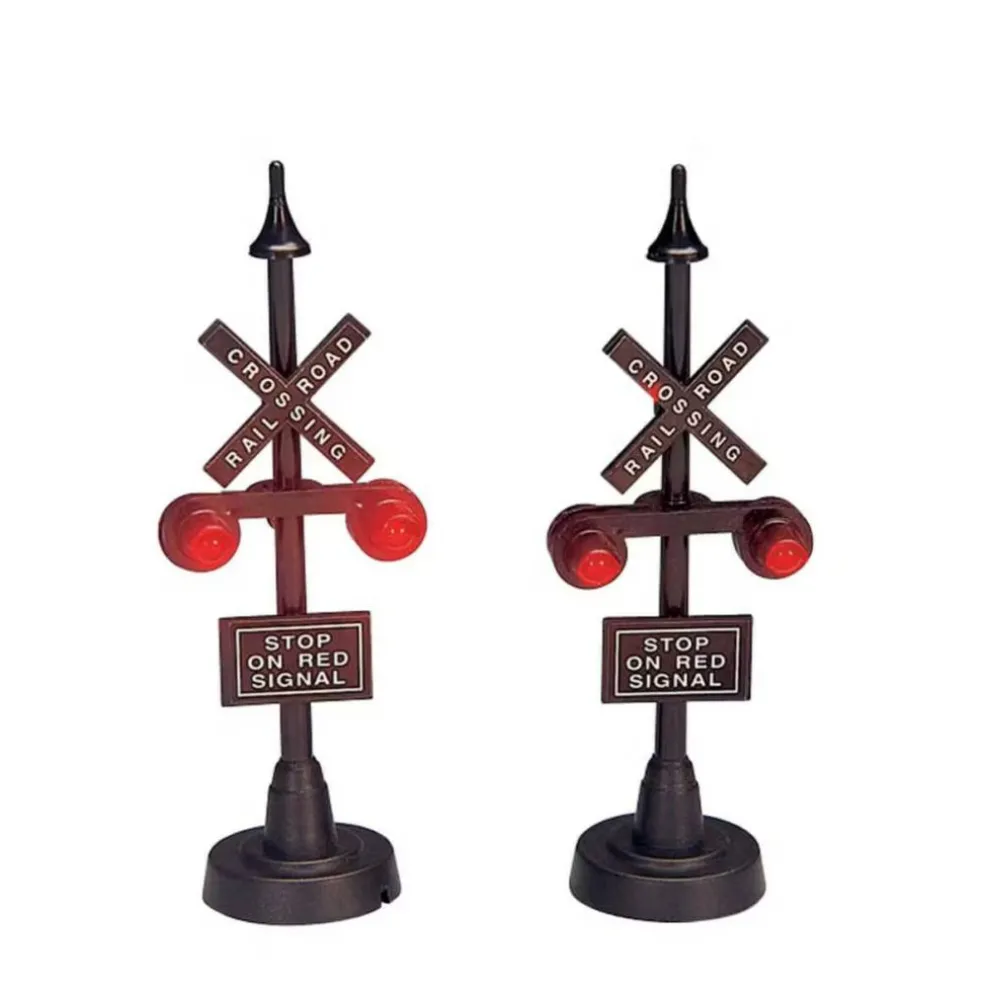Railway Stop Light - Lemax (Lights Up!)