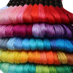 61 Rainbow Colors Embroidery Floss - Friendship Bracelet String - Embroidery Thread for Cross Stitch, Hand Embroidery, String Art