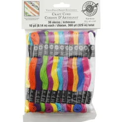 Rainbow Craft Cord by Loops & Threads™, 36ct.