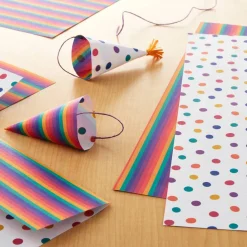 Rainbow Dot Stripe Double-Sided Cardstock Paper by Recollections™, 12