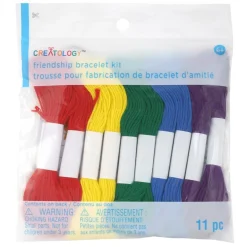 Rainbow Floss Friendship Bracelet Kit by Creatology™