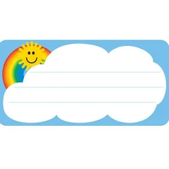 Rainbow Nametags, 1-5/8" x 3-1/4" , Pack of 36
