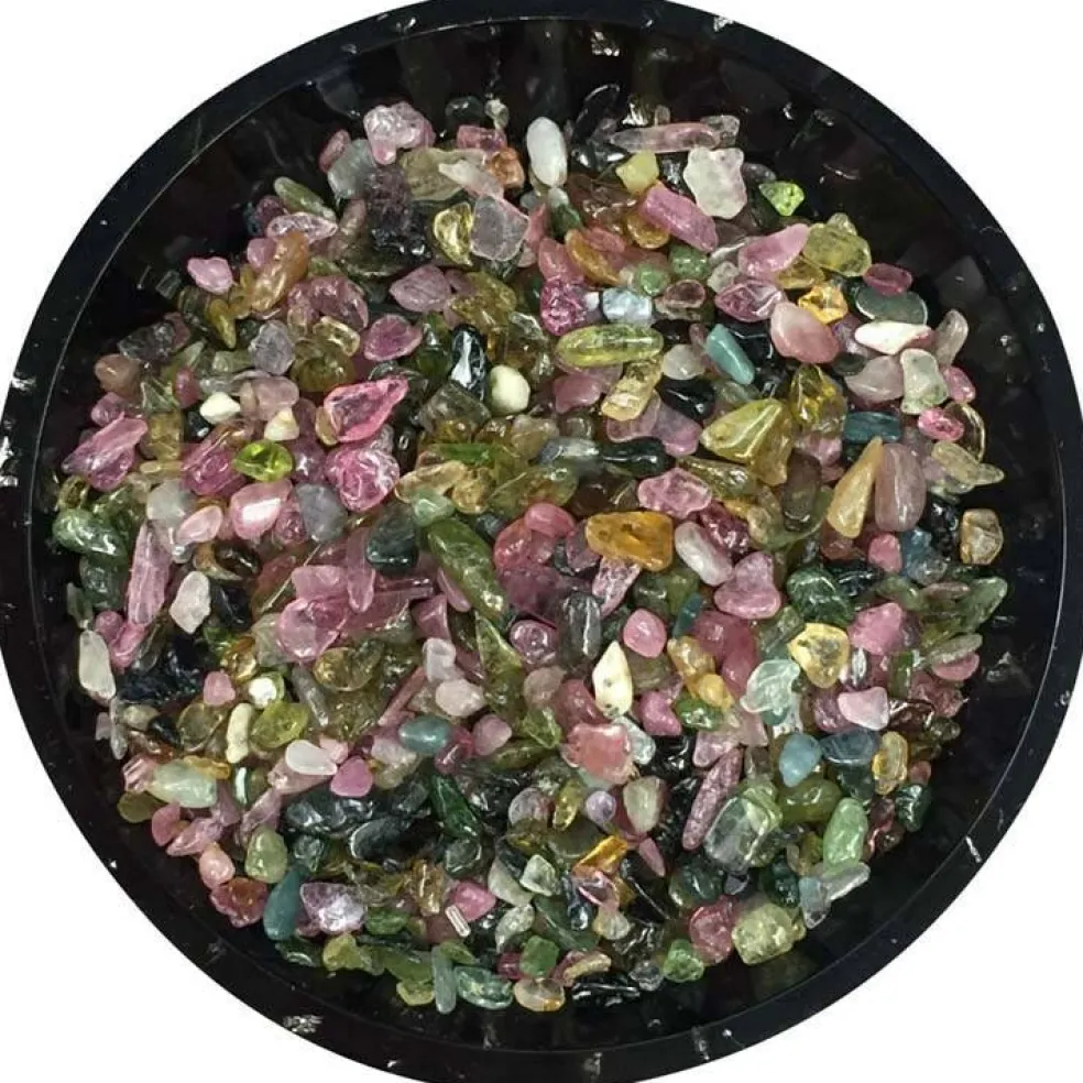 Rainbow Tourmaline Tiny Crystal Chips – Size 00