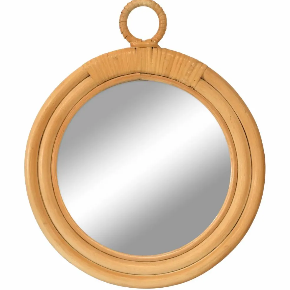 10" Rattan Framed Wall Mirror by Ashland®