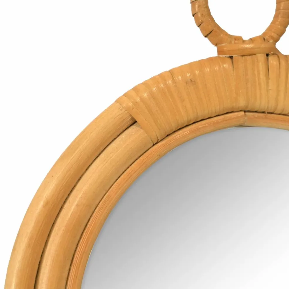 10" Rattan Framed Wall Mirror by Ashland®