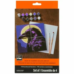 Raven Paint-by-Number Gallery Mini Kit by Artist's Loft®