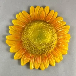 8"RD. Deep 1.25" Sunflower Texture Mold Glass Fusing