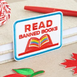 Read Banned Books Embroidered Iron-On & Adhesive Patch by Make Market®