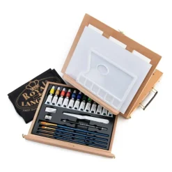 REA4901 | Essentials™ 27pc Acrylic Painting Travel Easel Art Set