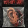 Realistic Cut-Off Ear Latex Halloween Prop Decoration