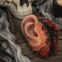 Realistic Cut-Off Ear Latex Halloween Prop Decoration