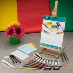 REA5220 | Mixed Media H-Frame Easel Art Set - 52pc