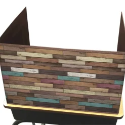 Reclaimed Wood Design Privacy Screen