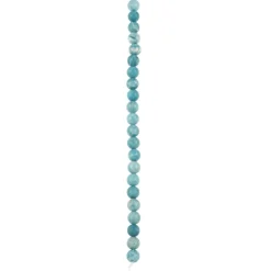 Reconstituted Larimar Round Beads, 7.5mm by Bead Landing™
