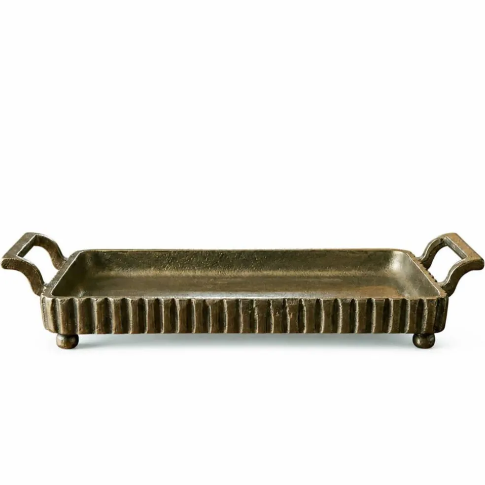 12" Rectangle Fluted Tabletop Tray by Ashland®