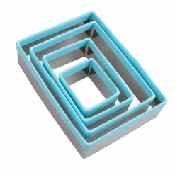 Rectangle Stainless Steel Nested Cookie Cutter Set by Celebrate It®