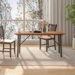 Rectangular Foldable Table for Indoor and Outdoor Gatherings