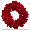 22” Red Amaryllis Wreath